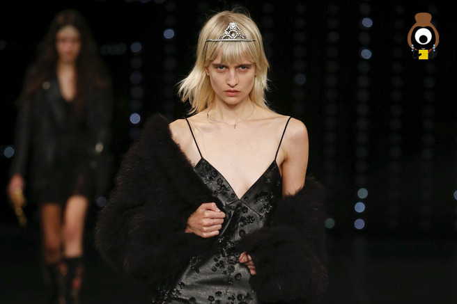 #SuzyPFW � Saint Laurent: Glitter Grunge