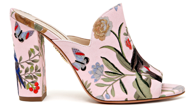 ����������� �������� �� ����� � ����� de Gournay x Aquazzura